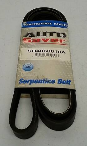 Sb4060610a Auto Saver Serpentine Belt Durable 6-rib Accessory Drive