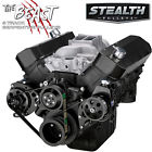 B-454-serpentine-ps-c-n Chevrolet Black Big Block