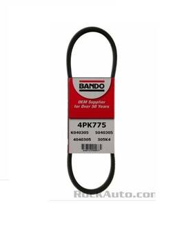 775b Bando 4 Oem Power Steering Pump Belt For Nissan And Infiniti Multi-rib Serpentine 4pk775