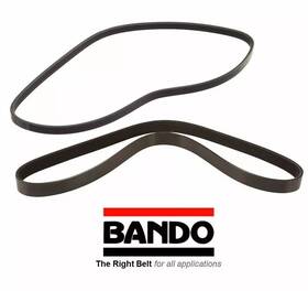 56992-p13-003 Bando For 93-2001 Honda Prelude Oem Belt Set 2 Alternator A/c And Power Steering