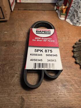 Bando 649717001667 Accessory Drive Belt 5pk875