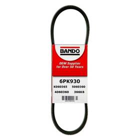 Bando 649717002336 For Ford Mustang 1987-1990 6pk930 Rib Ace V-ribbed Serpentine Belt