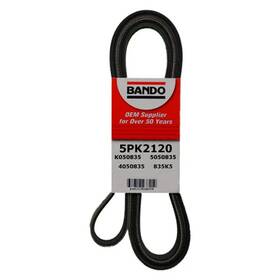 Bando 649717010379 For Chevy Cavalier 1991-1997 5pk2120 Rib Ace V-ribbed Serpentine Belt