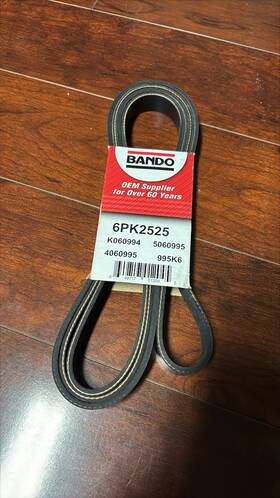 Bando 649717012045 Accessory Drive Serpentine Belt 6pk2525