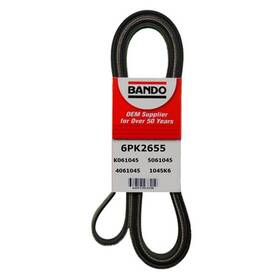 Bando 649717012236 For Ford Mustang 1994-1995 6pk2655 Rib Ace V-ribbed Serpentine Belt