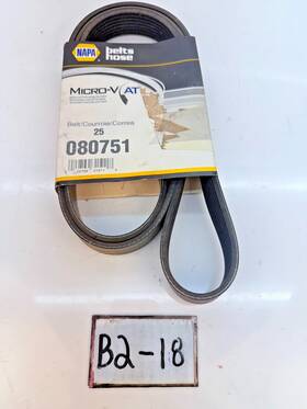 080751 Bando 649717015671 Napa Serpentine Micro V Belt 2003 - 2004 Mustang V8 B2-18