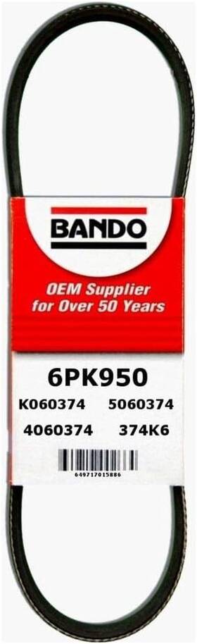 Bando 649717015886 Usa 6pk950 Oem Quality Serpentine Belt