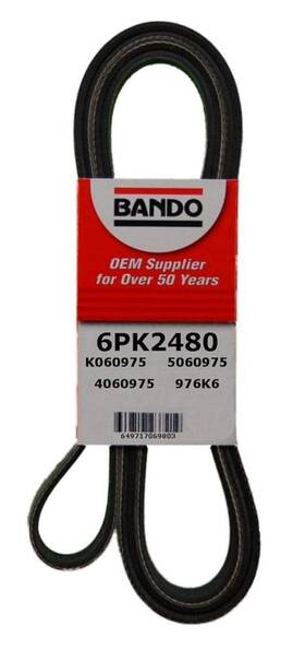 Bando 649717069803 Usa 6pk2480 Oem Quality Serpentine Belt 30 X 10 3 Inches