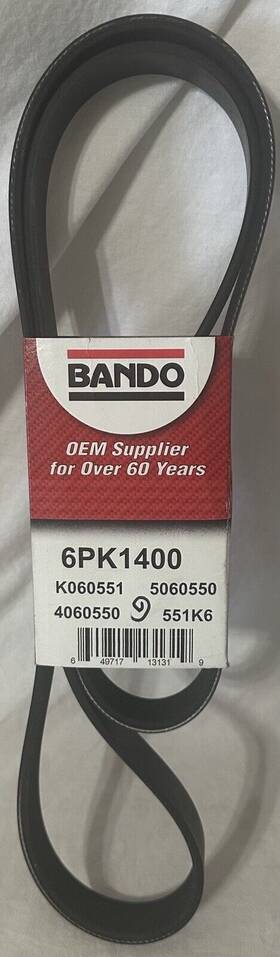 Bando 649717131319 Accessory Drive Belt 6pk1400