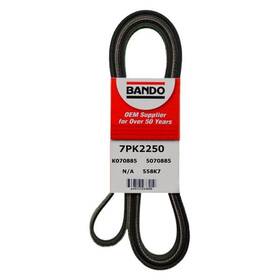Bando 649717233600 For Dodge Ram 1500 2002-2003 7pk2250 Rib Ace V-ribbed Serpentine Belt