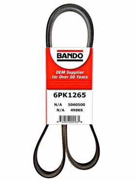 Bando 649717233709 Accessory Drive Belt 6pk1265
