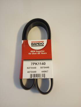 Bando 649717257705 Accessory Drive Belt 7pk1140 Fits 09-11 Nissan Versa 1.6l-l4