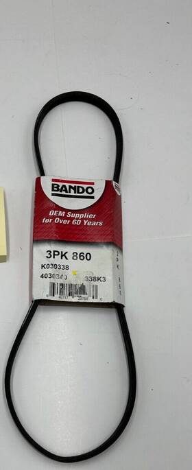 Bando 649717257880 Accessory Drive Belt 3pk860 Fits 04-09 Toyota Prius 1.5l-l4