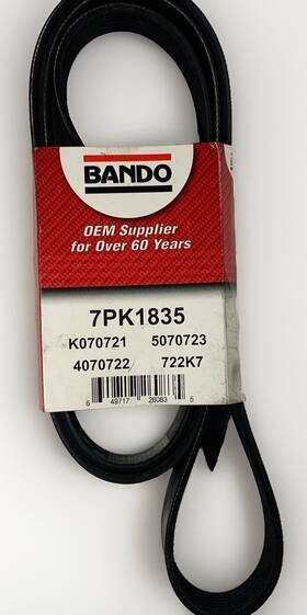 Bando 649717260835 Accessory Drive Belt 7pk1835 Fits 08-12 Honda Accord 2.4l-l4