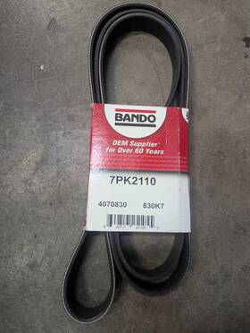 830k7 Bando Accessory Drive Belt 7pk2110 Fits 09-13 Nissan Gt-r 3.8l-v6
