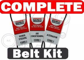 99364-20870-83 Bando For Toyota Tacoma L4 2.4 1998-2004 Drive Belt Kit A/c-p/s-alternator Set