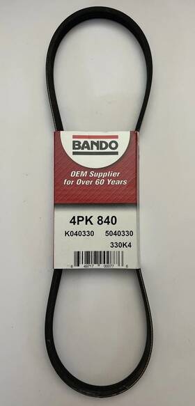 Ban-4pk840-8900-1636 Bando New 4pk 840 Water Pump Power Steering Drive Belt For Nissan Sentra 1.8l