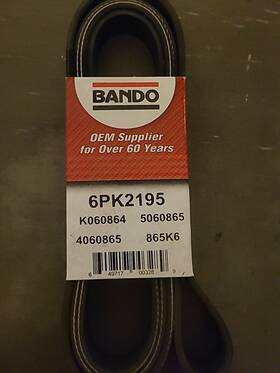 Ban-6pk2195-8900-317 Bando Alternator Accessory Drive Belt For Jeep Liberty Mercury Mountaineer