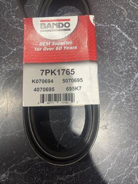 Ban-7pk1765-8900-1678 Bando Water Pump Alternator Air Conditioning And Power Steering Accessory Drive Belt