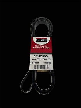 Wbsp0190 Bando Brando Serpentine Belt 6pk2555 Fit For Chevrolet Ford Gmc Jeep Lincoln Saab Gas