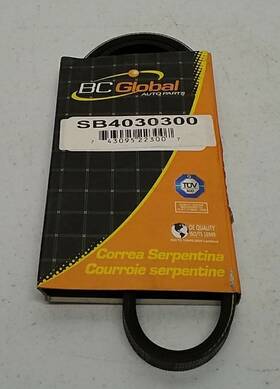 Sb4030300 Bc Global Serpentine Belt 3-rib Heavy-duty Drive 3pk0760