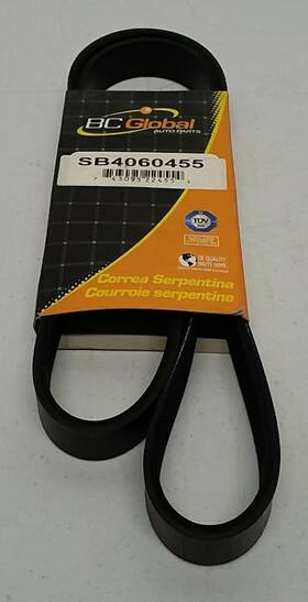 Sb4060455 Bc Global Serpentine Belt 6-rib Heavy-duty Drive