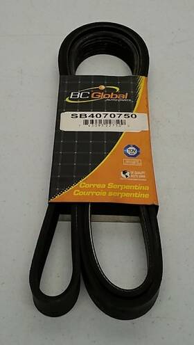 Sb4070750 Bc Global Serpentine Belt Durable 7-rib Accessory Drive 7pk1905