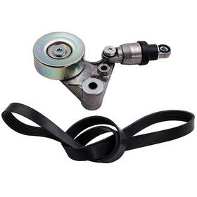 3mhly8 Bfo Drive Belt Tensioner With Pulley For Nissan Gu Patrol Navara D22 2001-2007 New