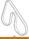 Bl3z8620f Ford Oem Ac Serpentine Belt