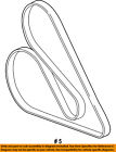 F-150-serpentine Bl3z8620g Ford Oem Drive Fan Belt