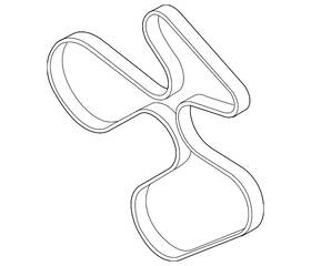 11-28-7-628-652 Bmw Genuine Serpentine Belt