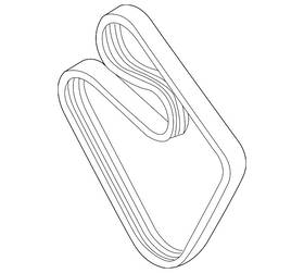 11-28-7-636-372 Bmw Genuine Serpentine Belt