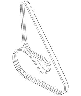11-28-7-843-246 Bmw Genuine Serpentine Belt