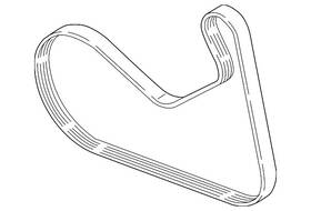 11-28-8-581-628 Bmw Genuine Serpentine Belt