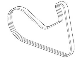 11-28-9-453-610 Bmw Genuine Serpentine Belt