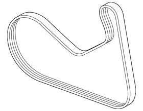 11-28-9-453-611 Bmw Genuine Serpentine Belt