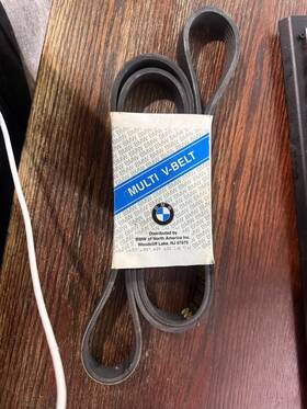 11281437880 Bmw Group Oem Ribbed Multi V-belt - Sku Made In The Uk Nos