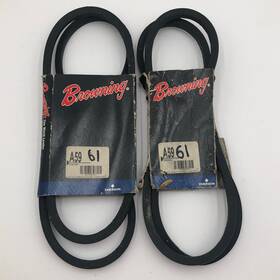 Browning 072053017618 A59 1/2 By 61 Inch Accessory Drive Belt V-belt Usa Set Of 2