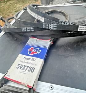 5vx750 Carquest Super Hc Narrow Section Molded Notch V-belt 3 Lot