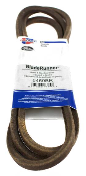 6459br Carquest Gates Bladerunner Lawn Garden Belt 1/2in X 78-1/2in 39 Degree Pulley Part