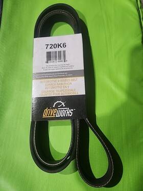 K7216 Carquest 720k6 Serpentine Belt 13/16 Inch X 72-5/8 Oc Made In The Usa