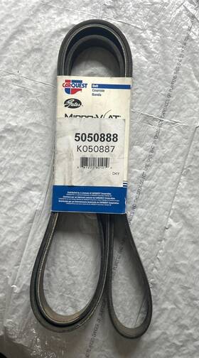 Carquest 887220801019 Serpentine Belt 88.78in Long 5 Rib For Chevrolet Cavalier 1998-2002