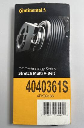 4040361s Continental Automotive Serpentine Multi-v Stretch Belt