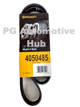 4050485 Continental New Accessory Drive Belt Multi-v Oe Technology Series