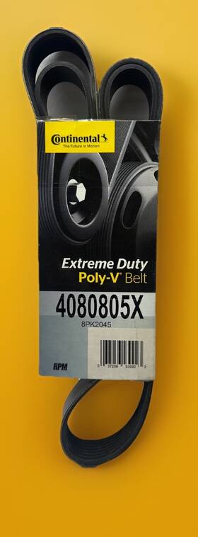 4080805x Continental Serpentine Belt For Select 97-03 Ford Models