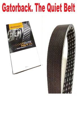 4040325s Continental Elite Serpentine Poly-v Quiet Belt Stretch Gatorback