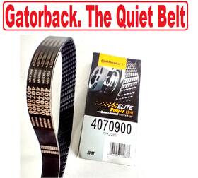 4070900 Continental Elite New Serpentine Belt Poly-v The Quiet Gatorback