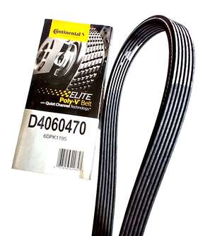 D4060470 Continental Elite Serpentine Poly-v Belt Dual-sided With Quiet Channel