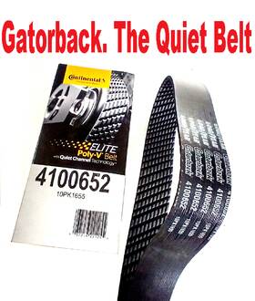 4100652 Continental Elite/goodyear Serpentine Belt Poly-v Quiet Gatorback