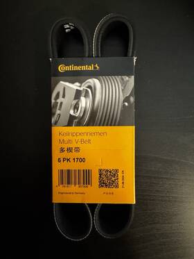 0049930796 Contitech Continental 6k1698 Oem Serpentine Drive Belt For Mercedes E300 C300 4matic M274 2016-20